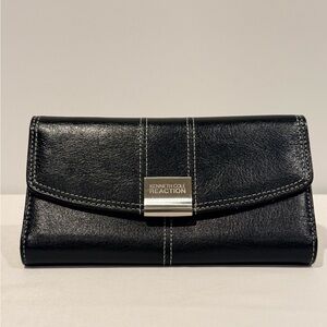 Kenneth Cole Reaction Black Leather Wallet